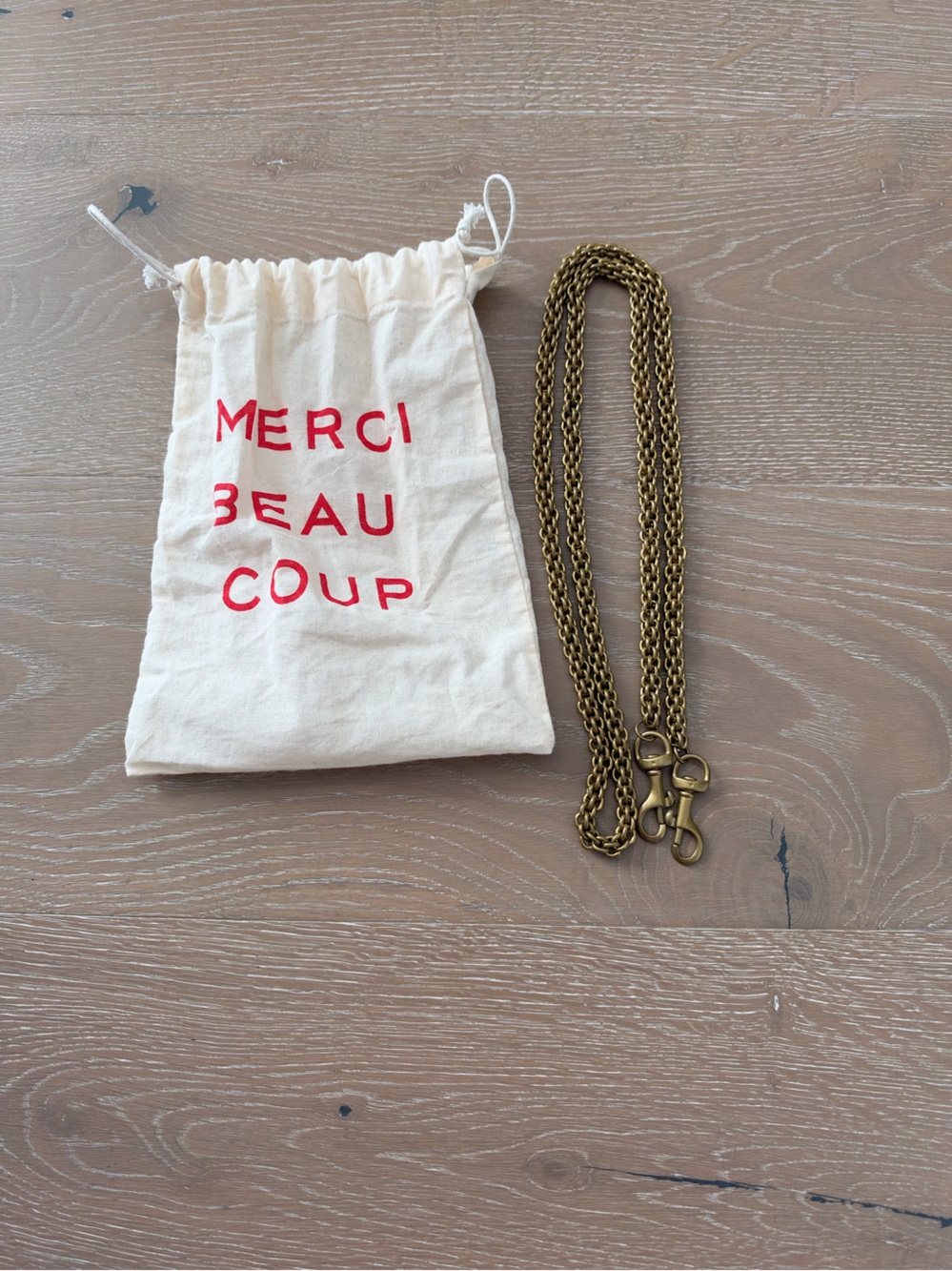 Clare V Brass Purse Chain Strap for Women’s Bags